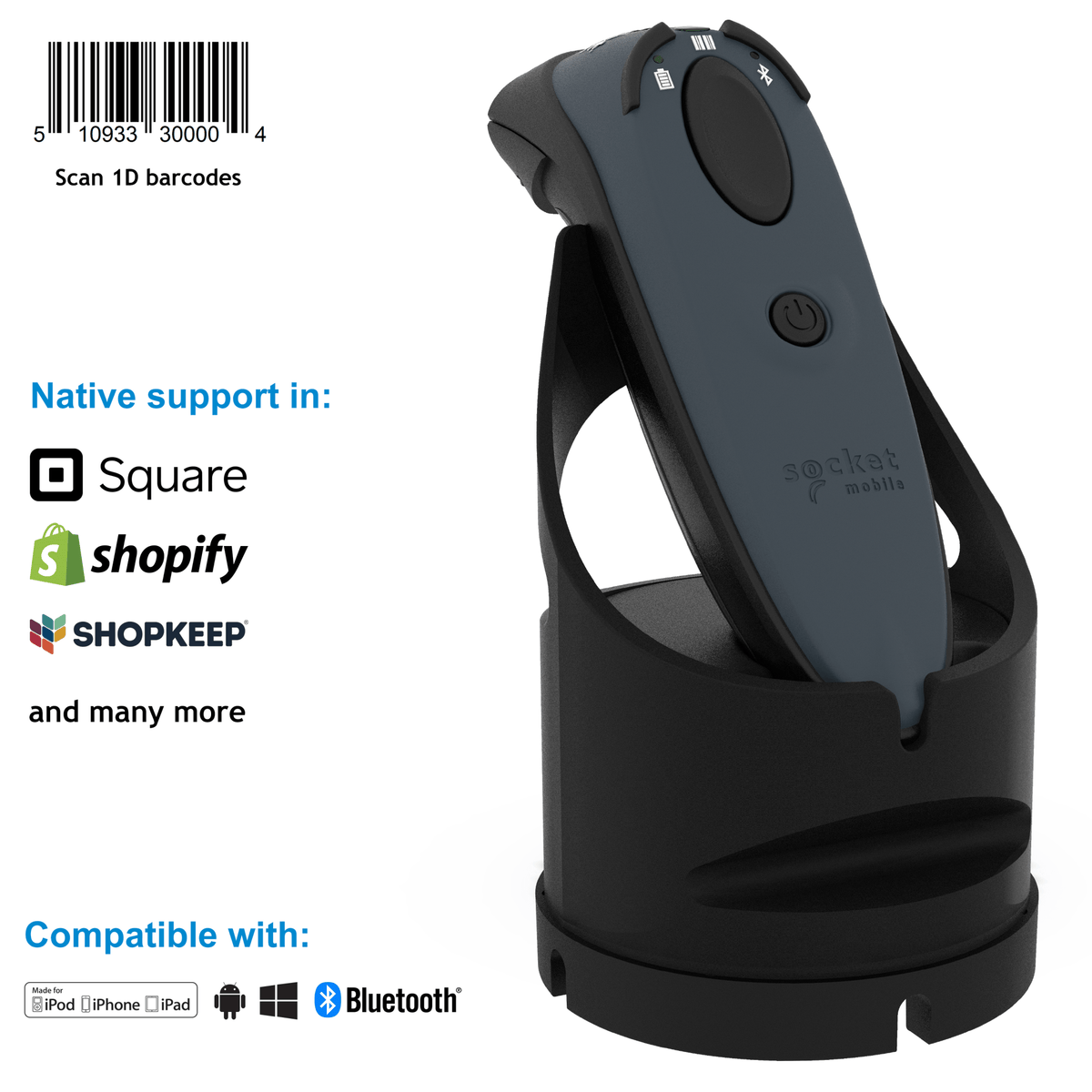 DuraScan® D700 Linear Barcode Scanner - Socket Mobile