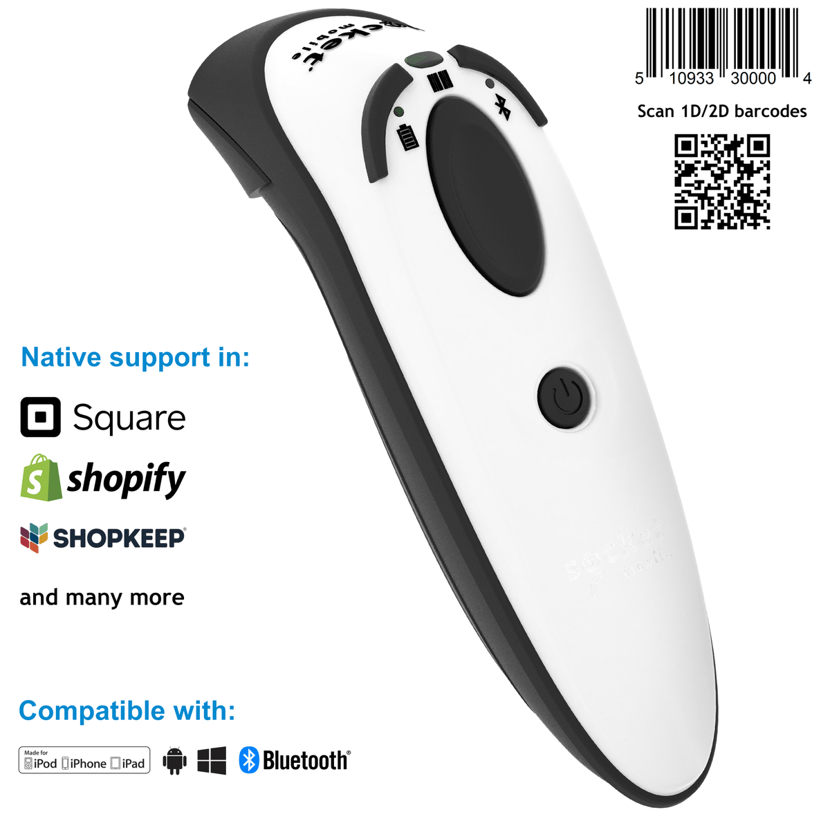 DuraScan® D740 Universal Barcode Scanner - Socket Mobile