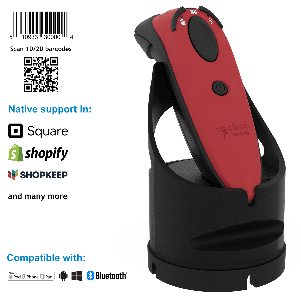 DuraScan® D760 Ultimate Barcode Scanner and Passport Reader - Socket Mobile