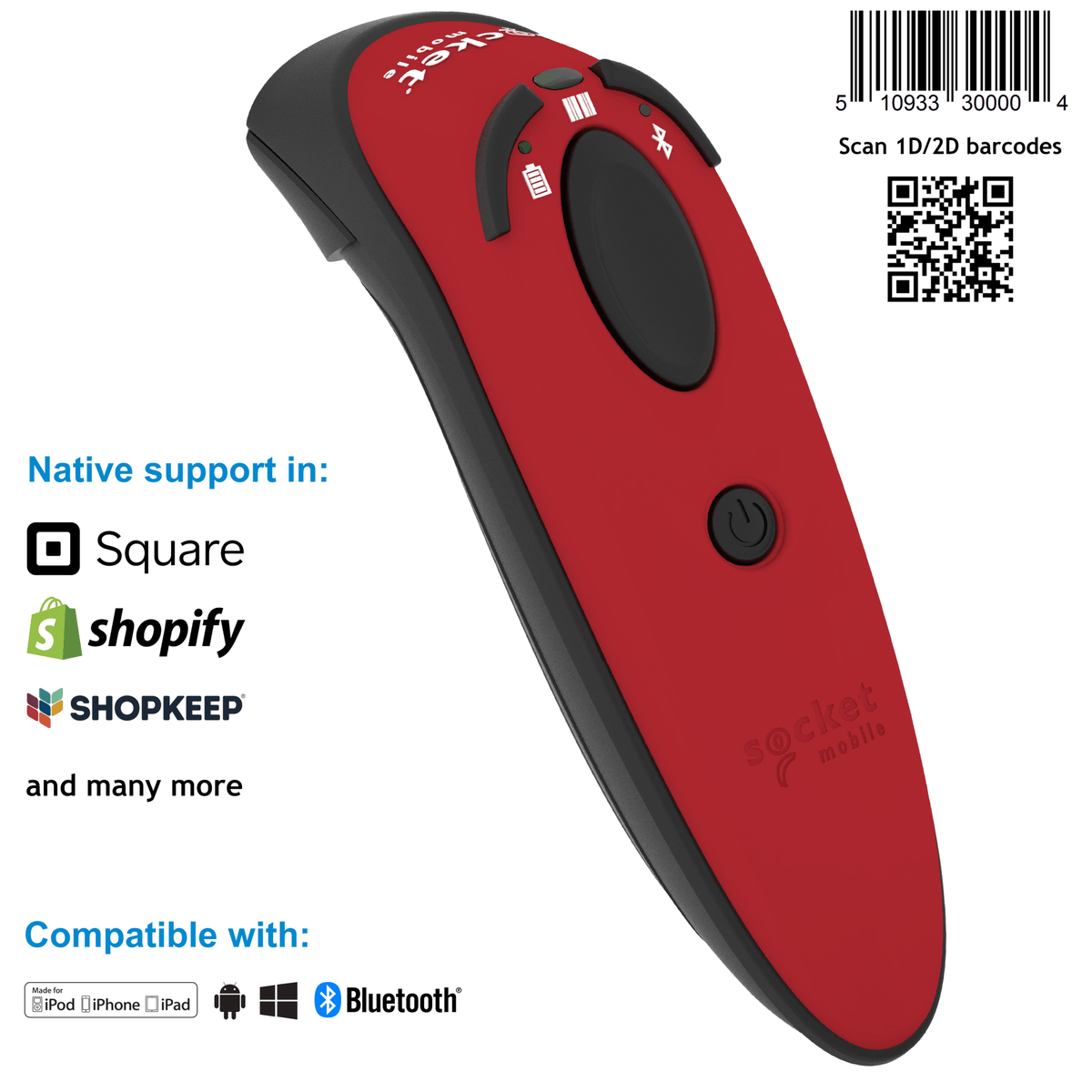 DuraScan® D760 Ultimate Barcode Scanner and Passport Reader - Socket Mobile