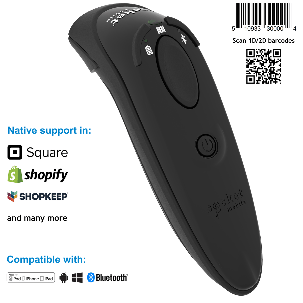 DuraScan® D760 Ultimate Barcode Scanner and Passport Reader - Socket Mobile