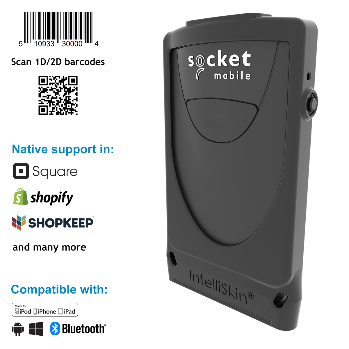 DuraScan® D840, Universal Barcode Scanner - Socket Mobile