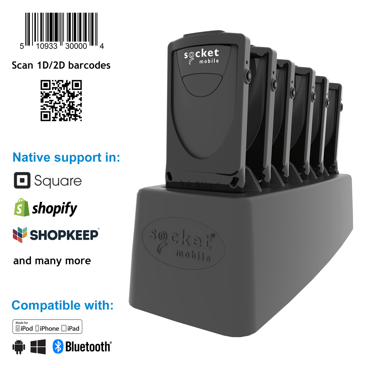 DuraScan® D840, Universal Barcode Scanner - Socket Mobile