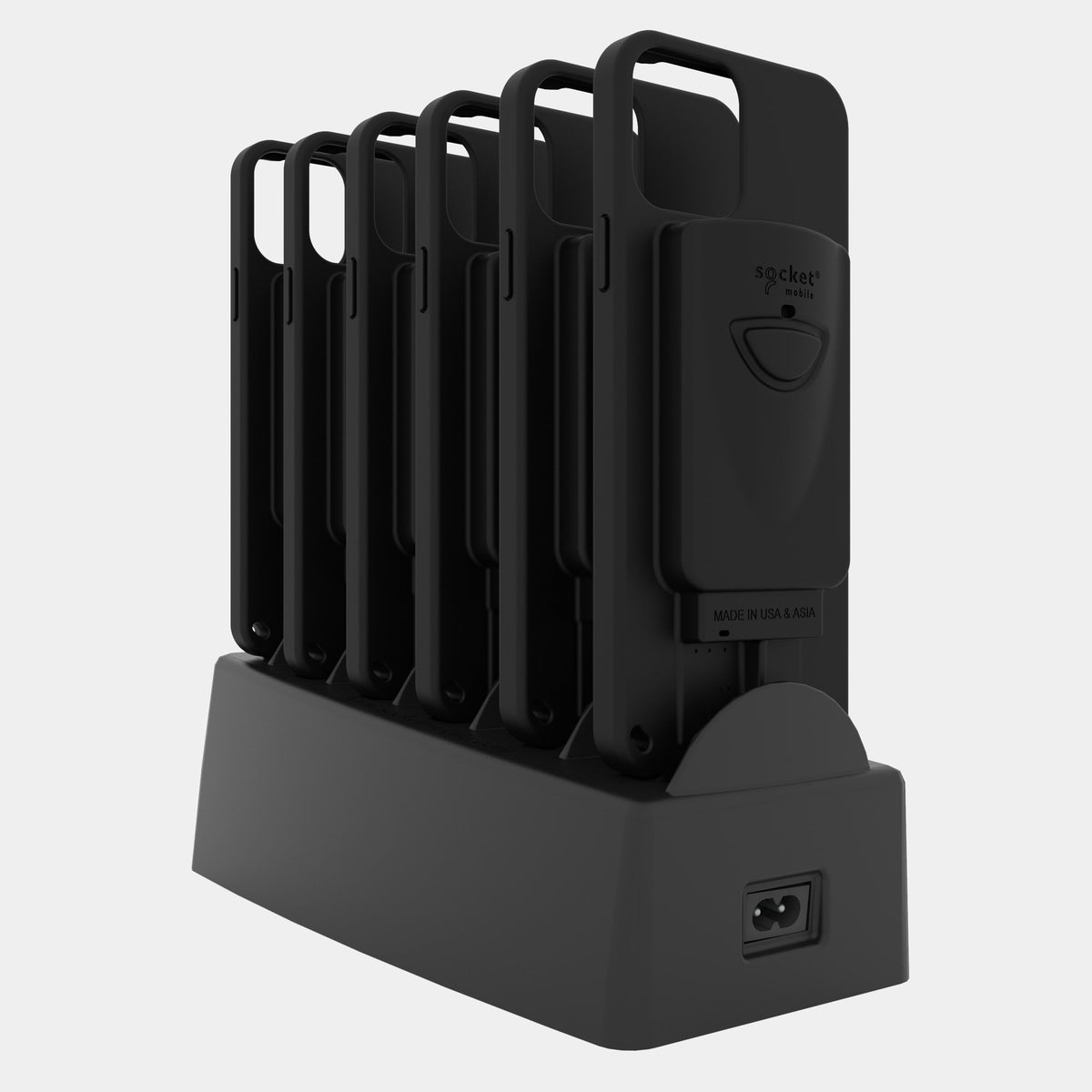 DuraSled DS860 - 1D/2D/MRZ Ultimate Barcode Scanning Sled, Reader, iPhone, iPod - Socket Mobile