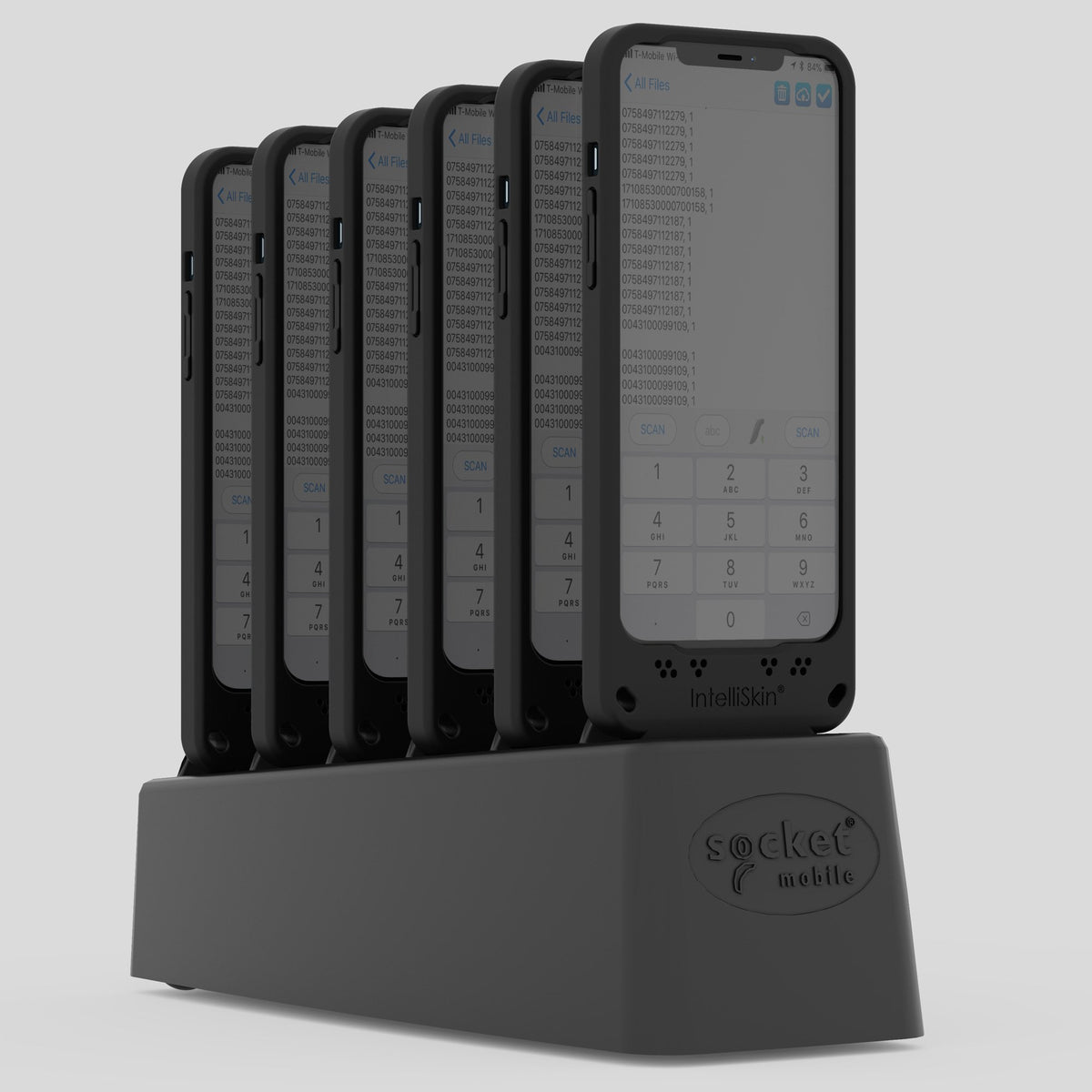 DuraSled DS860 - 1D/2D/MRZ Ultimate Barcode Scanning Sled, Reader, iPhone, iPod - Socket Mobile
