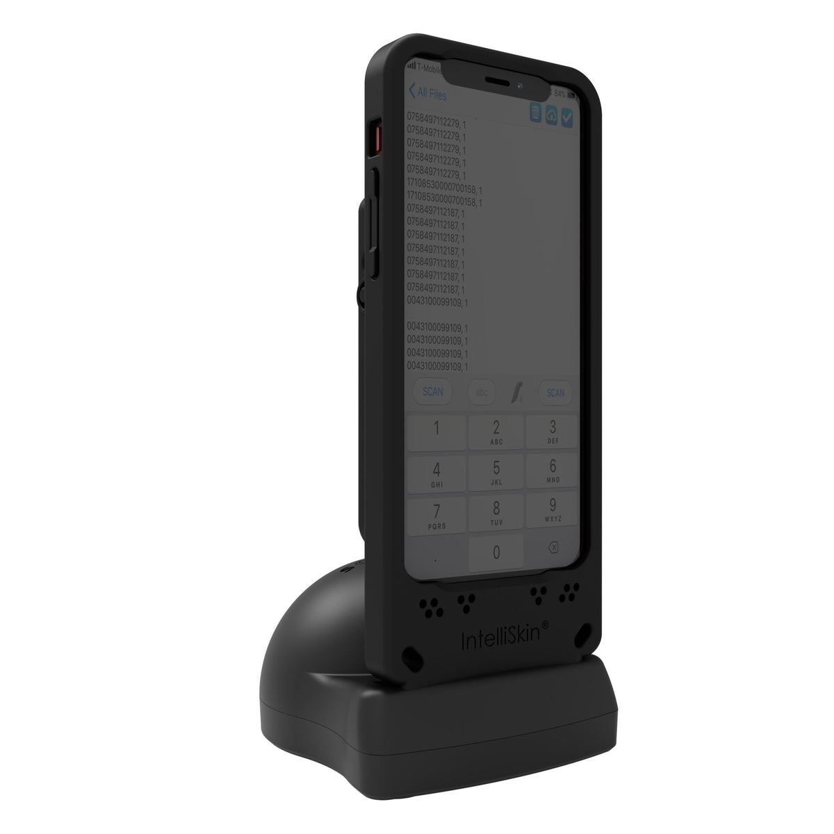 DuraSled DS860 - 1D/2D/MRZ Ultimate Barcode Scanning Sled, Reader, iPhone, iPod - Socket Mobile