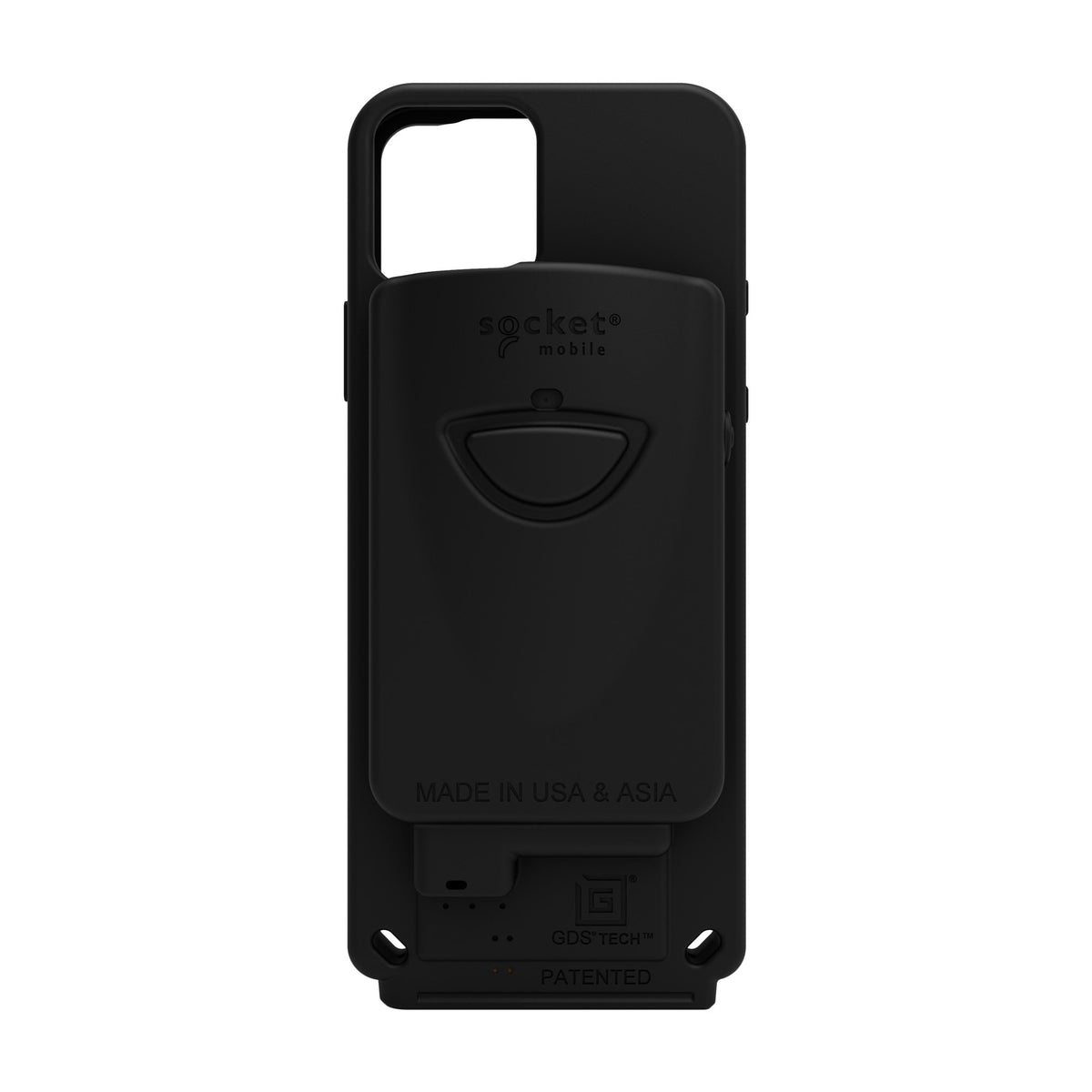 DuraSled DS860 - 1D/2D/MRZ Ultimate Barcode Scanning Sled, Reader, iPhone, iPod - Socket Mobile