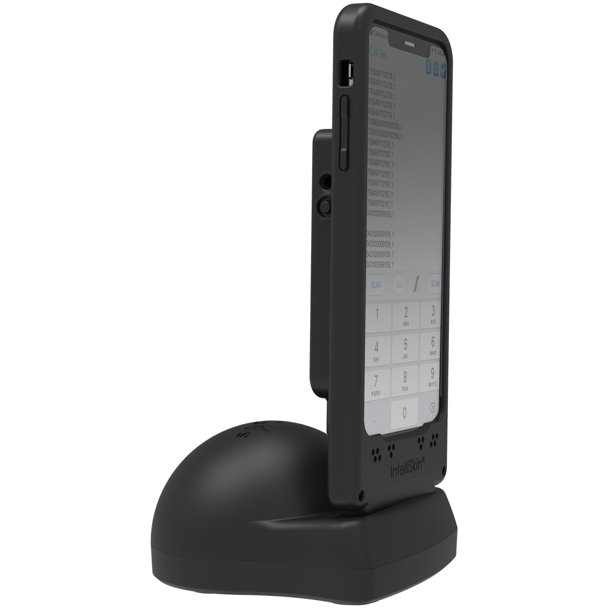 DuraSled™ DS860, Universal Barcode Scanning Sled and Passport, OCR, Travel ID, Dot Code Reader - iPhone and iPod - Socket Mobile