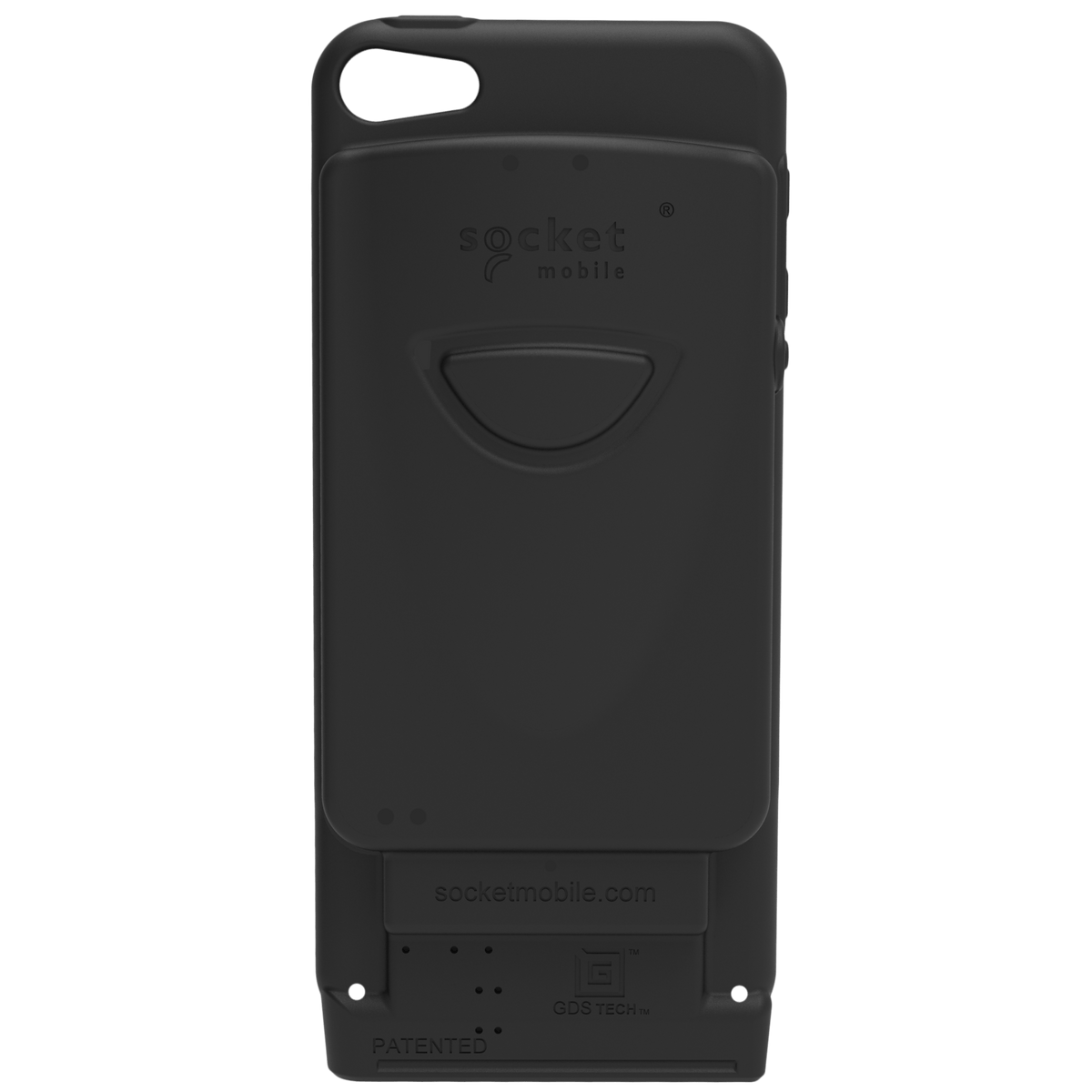 DuraSled™ DS860, Universal Barcode Scanning Sled and Passport, OCR, Travel ID, Dot Code Reader - iPhone and iPod - Socket Mobile