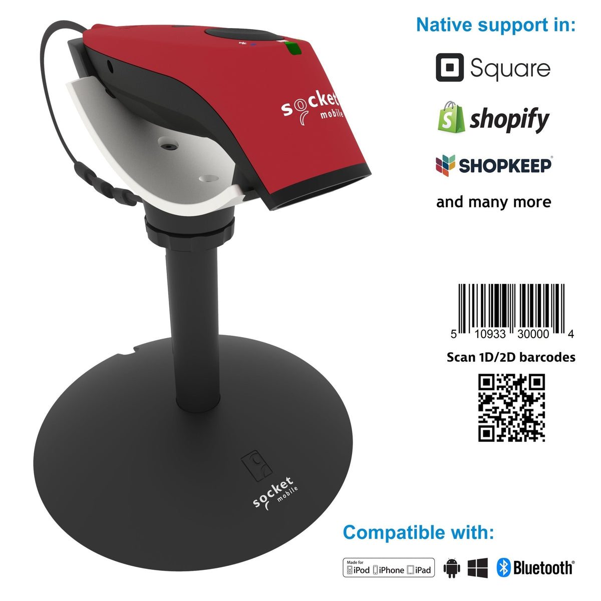 SocketScan S740 - 1D/2D Universal Barcode Scanner - Socket Mobile