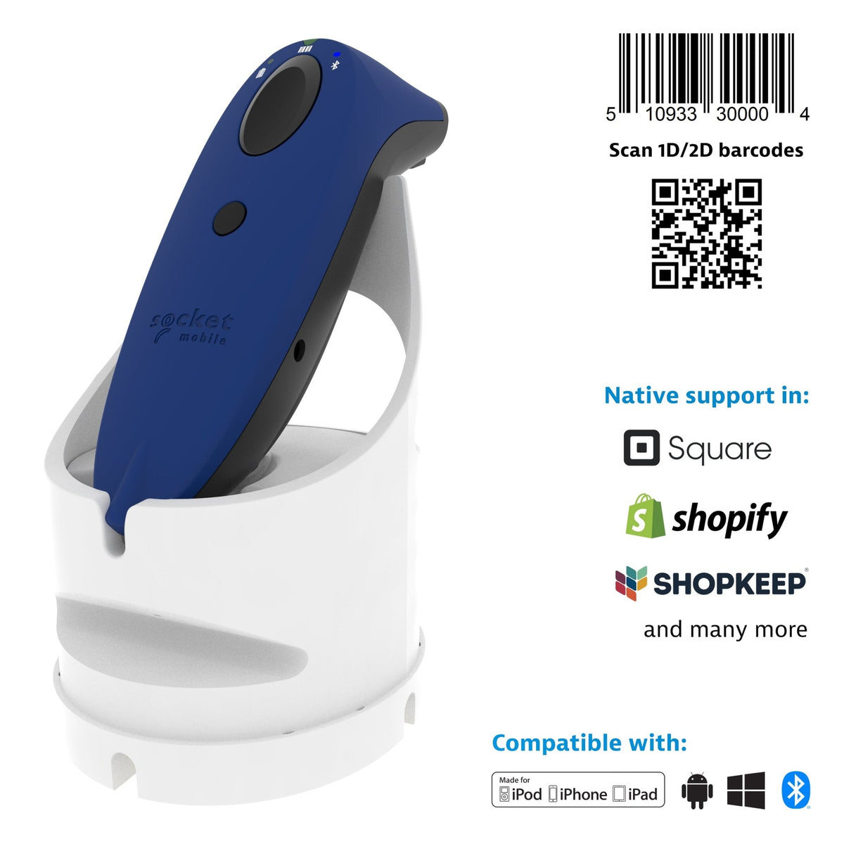 SocketScan S740 - 1D/2D Universal Barcode Scanner - Socket Mobile