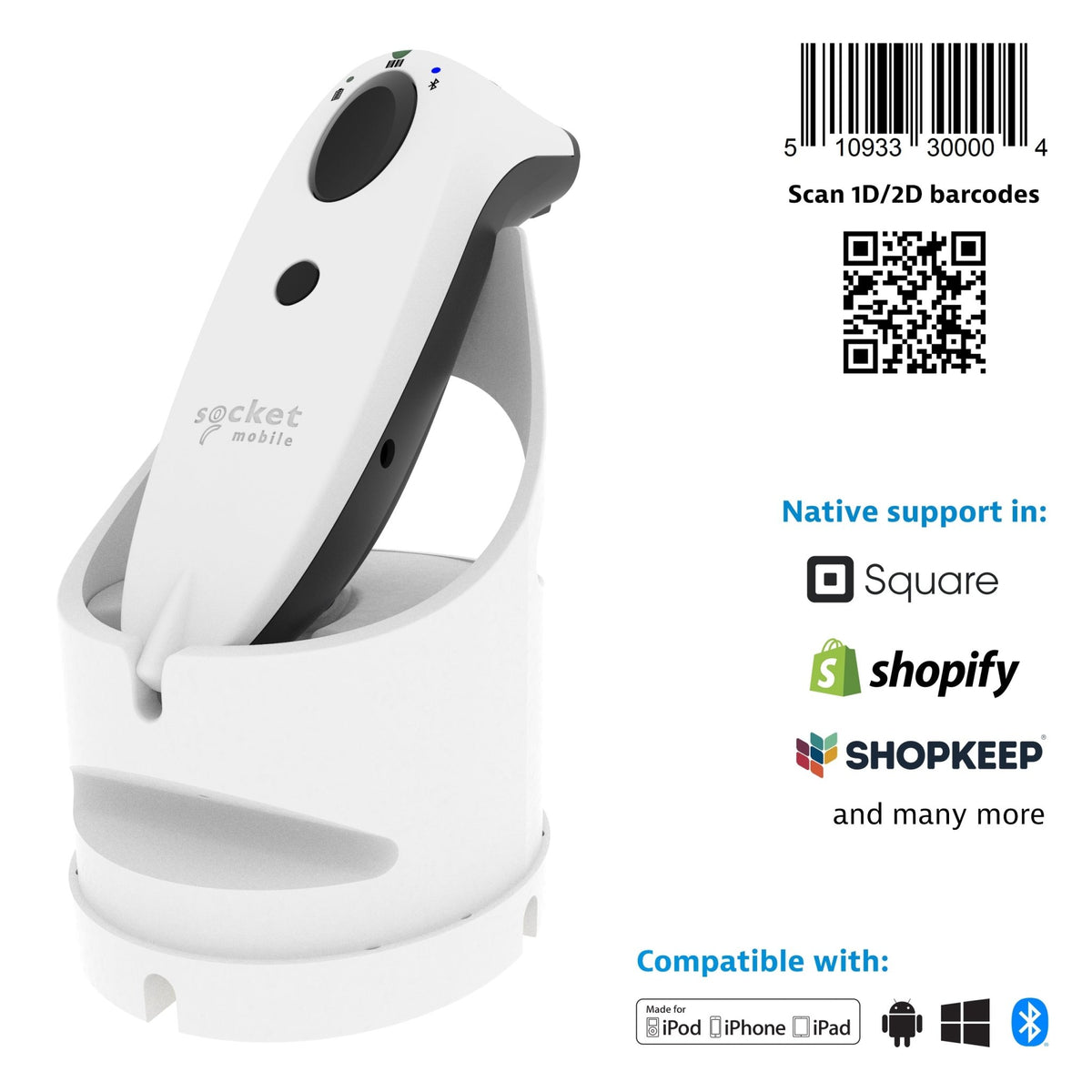 SocketScan S740 - 1D/2D Universal Barcode Scanner - Socket Mobile