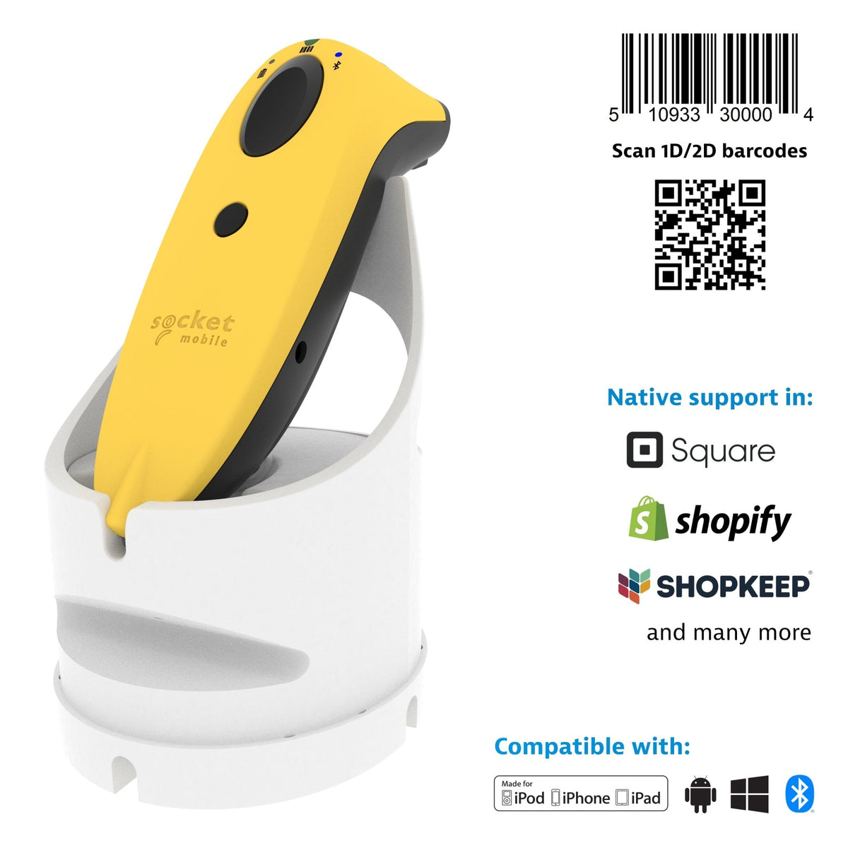 SocketScan S740 - 1D/2D Universal Barcode Scanner - Socket Mobile