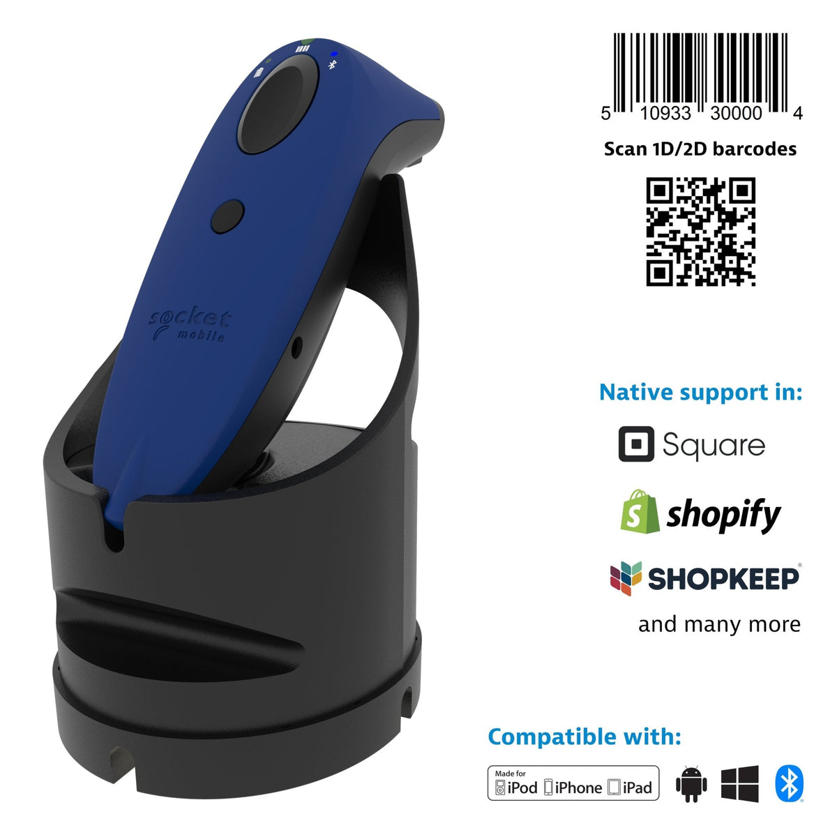 SocketScan S740 - 1D/2D Universal Barcode Scanner - Socket Mobile