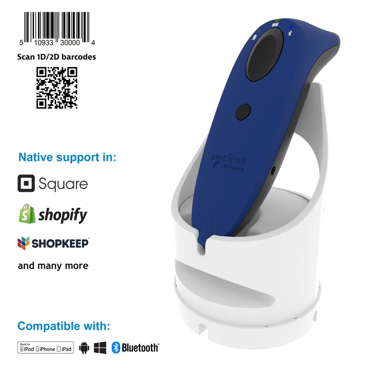 SocketScan S740 - 1D/2D Universal Barcode Scanner - Socket Mobile