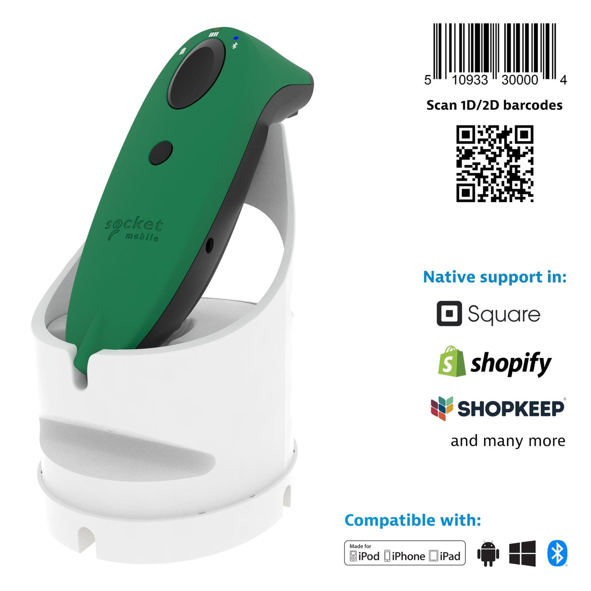 SocketScan S740 - 1D/2D Universal Barcode Scanner - Socket Mobile