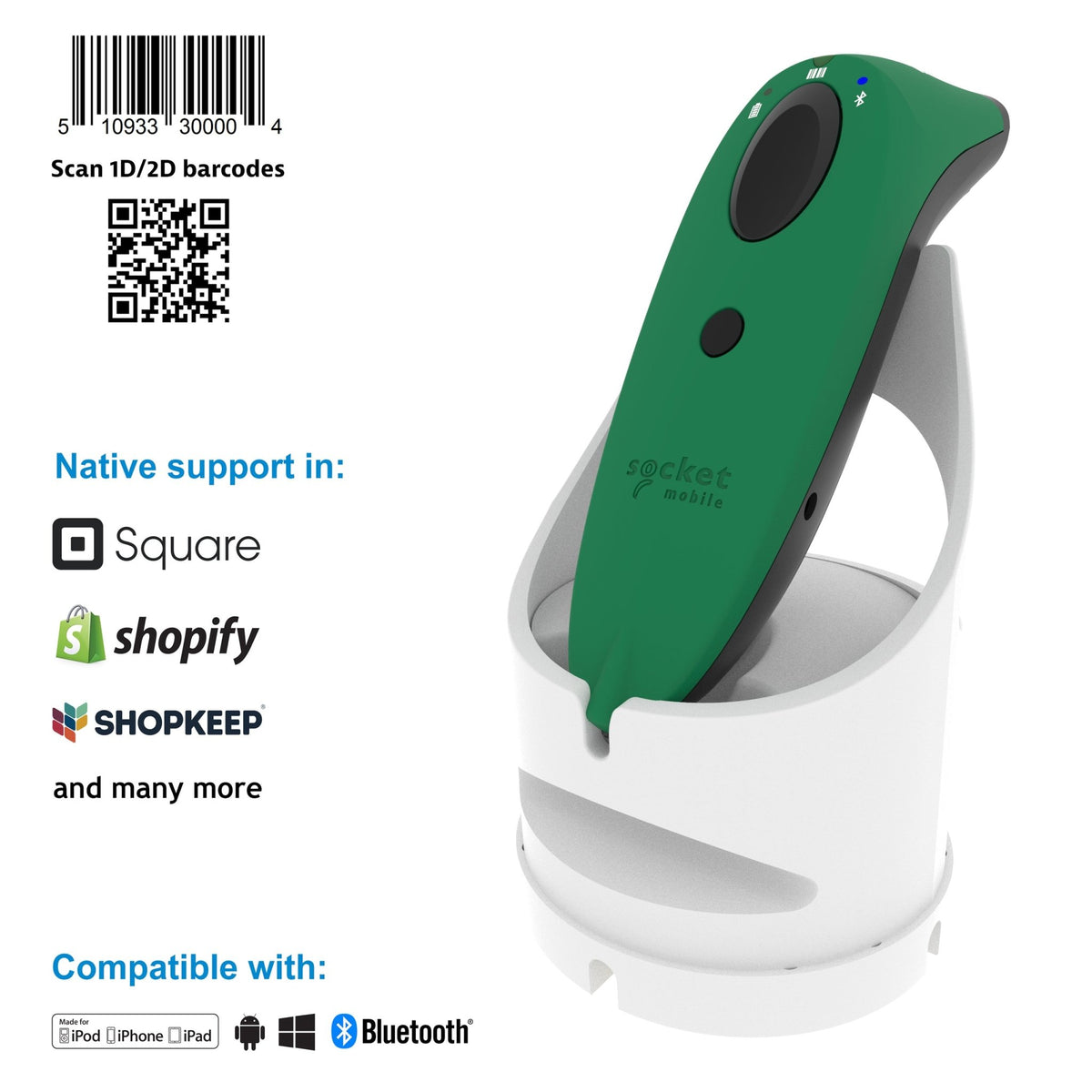 SocketScan S740 - 1D/2D Universal Barcode Scanner - Socket Mobile