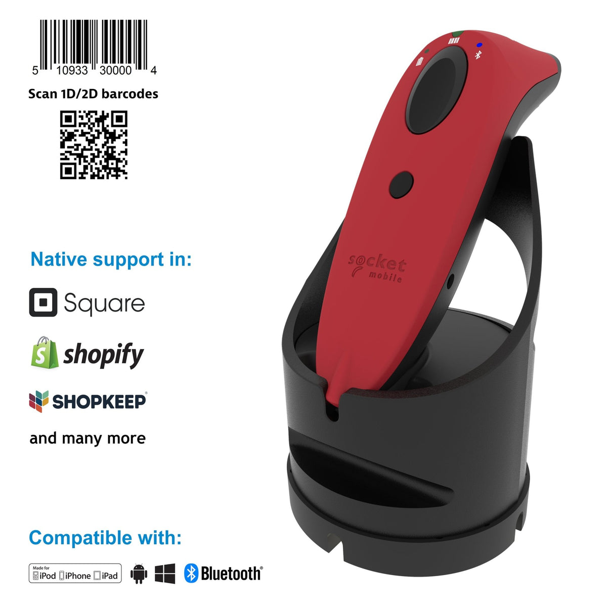 SocketScan S740 - 1D/2D Universal Barcode Scanner - Socket Mobile