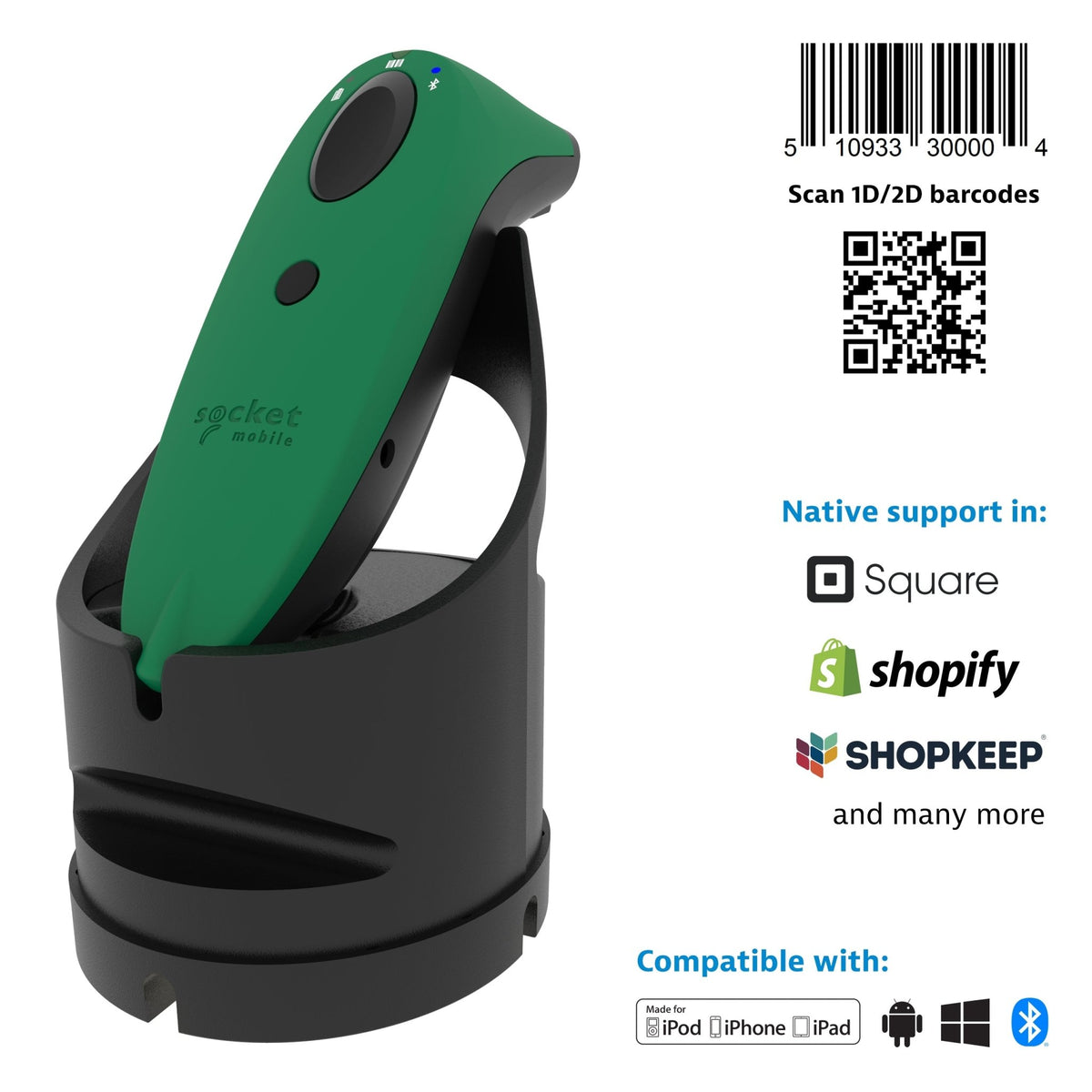 SocketScan S740 - 1D/2D Universal Barcode Scanner - Socket Mobile