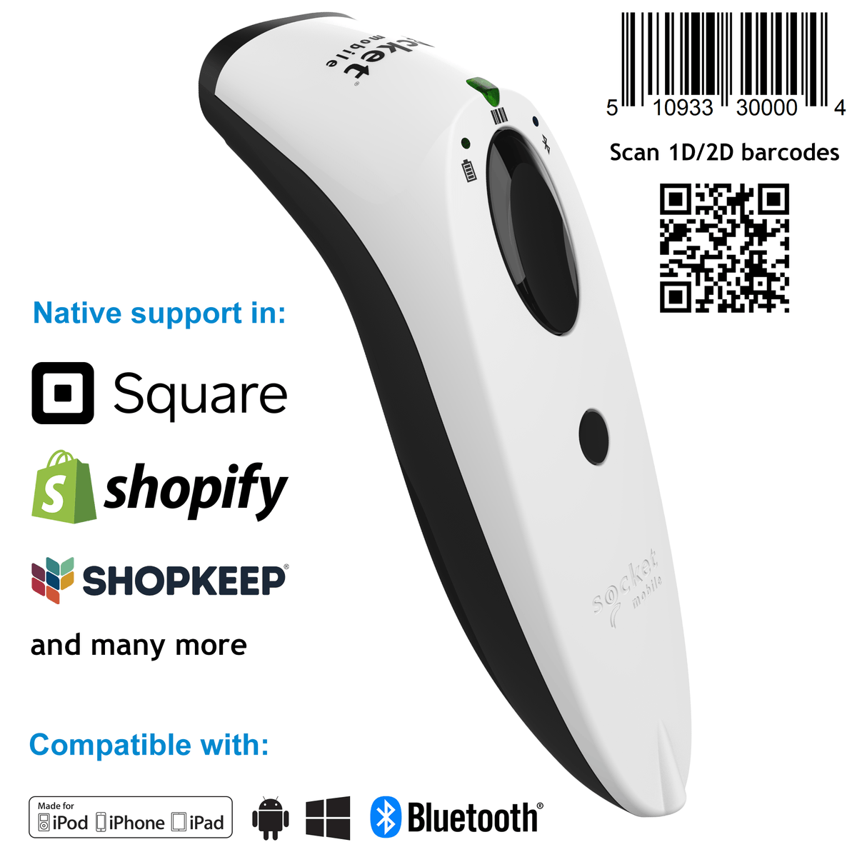 SocketScan® S740 Universal Barcode Scanner - Socket Mobile